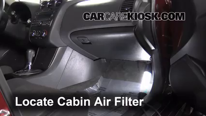 2011 Nissan Altima SR 3.5L V6 Sedan Air Filter (Cabin) Replace